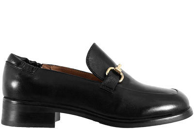 salg af PAVEMENT MAUI BUCKLE LOAFERS I SORT SKIND