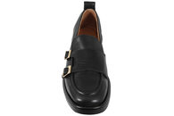 PAVEMENT CANTINA LOAFERS I SORT GLAT SKIND