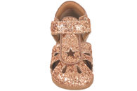 PETIT SOFIE SCHNOOR ROSEGOLD SANDAL MED GLIMMER