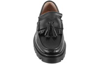 PLAYBOY BAKER LOAFERS I SORT GLAT SKIND