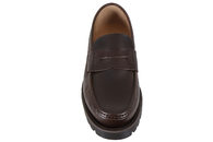 PLAYBOY KANSAS LOAFERS I MØRKEBRUNT LÆDER