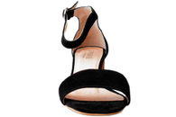 PRIVÉ SANDAL PÅ HÆL I SORT