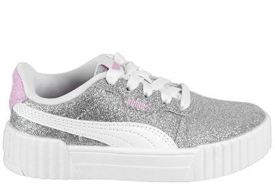 salg af PUMA CARINA 3.0 GLITZ PS SNEAKERS I SØLV GLIMMER PU