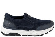 salg af RIEKER HYTTESKO I MØRKEBLÅT TEKSTIL OG PU