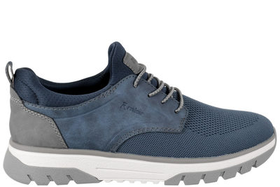 salg af RIEKER SKO I BLÅ TEKSTIL