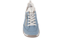 RIEKER SKO I LYSEBLÅT PU