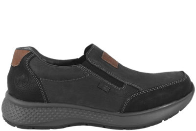 salg af RIEKER MØRKEGRÅ NUBUCK HYTTESKO