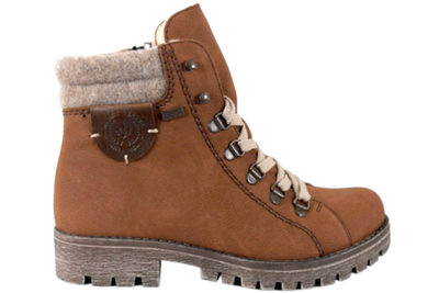 salg af RIEKER LYSBRUN VINTERSTØVLE