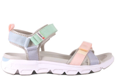salg af RIEKER PASTEL MULTIFARVET SANDAL