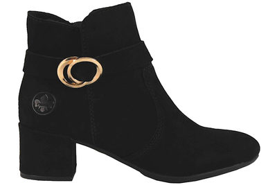 salg af RIEKER STØVLE I SORT NUBUCK