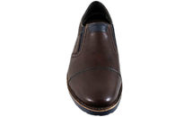 RIEKER HYTTESKO I MØRKEBRUNT GLAT SKIND