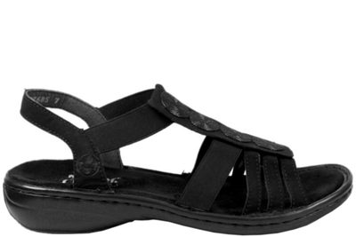 salg af RIEKER SORT LET SANDAL
