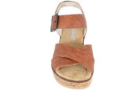 RIEKER SANDAL I BRUNT PU