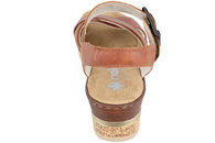 RIEKER SANDAL MED KORK LOOK