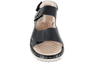 RIEKER SANDAL I SORT SKIND