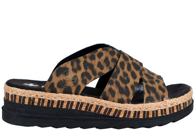 salg af RIEKER SLENTERS I LEOPARD LOOK