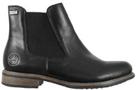 salg af RIEKER KLASSISK ANKELSTØVLE I SORT GLAT SKIND