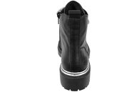 RIEKER ANKELSTØVLE MED SNØREBÅND I SØLV