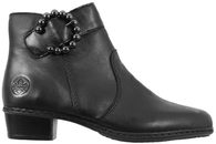 salg af RIEKER STØVLET I SORT GLAT SKIND