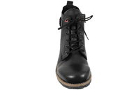 RIEKER ANKELSTØVLE I SORT PU