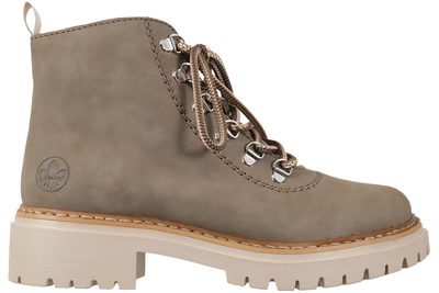 salg af RIEKER VINTERSTØVLE I LYSEBRUNT ALCANTARA