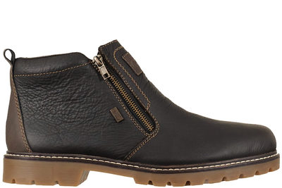 salg af RIEKER VINTERSTØVLE I MØRKEBRUNT SKIND