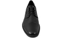 RIEKER SNØRESKO I SORT GLAT SKIND