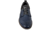 RIEKER SKO I MØRKEBLÅT GLAT SKIND