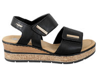 salg af RIEKER SANDAL I SORT PU