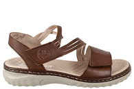 salg af RIEKER SANDAL I BRUNT GLAT SKIND