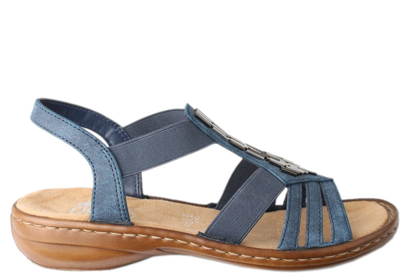 Køb RIEKER SANDAL BLÅ Her Salg af Lette sandaler