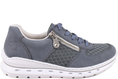 salg af RIEKER LYSEBLÅ NUBUCK SKO
