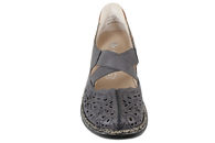 RIEKER DAMESKO I MØRKEGRÅT GLAT SKIND