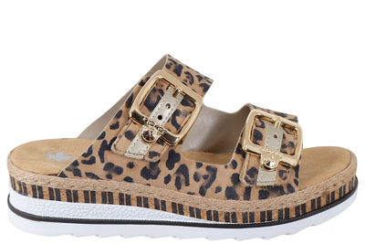 salg af RIEKER LEOPARD SLENTERS I NUBUCK