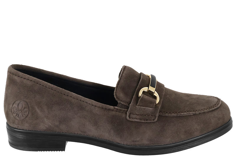 salg af RIEKER LOAFERS I BRUNT RUSKIND