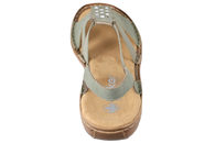 RIEKER SANDAL MED GRØN ELASTIK