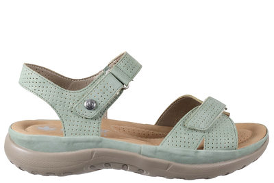 salg af RIEKER SANDAL I GRØNT PU
