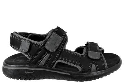 salg af RIEKER SANDAL I SORT SKIND