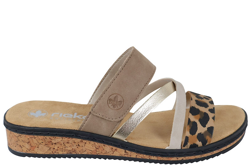 salg af RIEKER SLENTERS I GULD OG LEOPARD