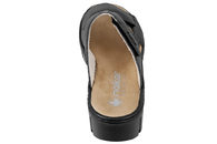 RIEKER SLENTERS MED SÅL I SORT GUMMI