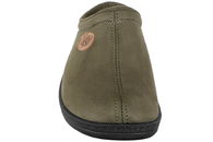 ROHDE HJEMMESKO I OLIVENGRØNT TEKSTIL