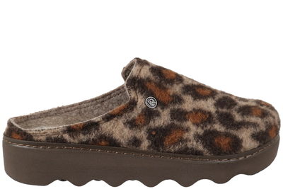 salg af ROHDE LEOPARD HJEMMESKO I NATURBRUNT FILT