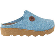 salg af ROHDE HJEMMESKO I LYSEBLÅ FILT