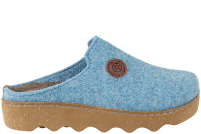 salg af ROHDE HJEMMESKO I LYSEBLÅ FILT