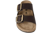 ROHDE ESPRESSO SLENTERS I MØRKEBRUNT GLAT SKIND