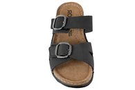 ROHDE SLIPPERS I SORT NUBUCK
