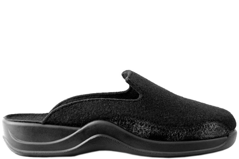 salg af ROHDE HJEMMESKO I SORT FILT