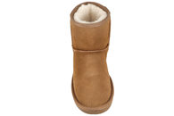 RUGGED GEAR BONDI LOW BAMSESTØVLE I BRUNT RUSKIND
