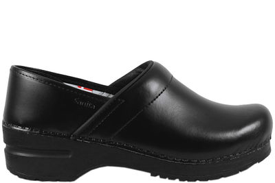 salg af SANITA CLOOSED BLACK M TRÆSKO MED GUMMISÅL