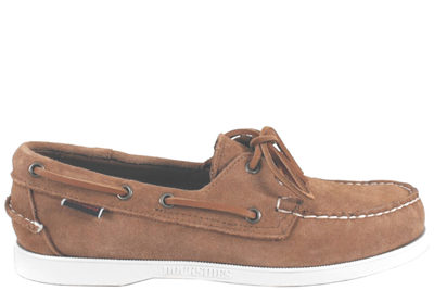 salg af SEBAGO DOCKSIDES PORTLAND SUEDE BRUN